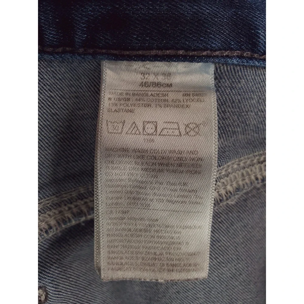 Banana Republic Jeans Mens 32x36 Blue Traveler Slim Tapered Stretch Denim Pants